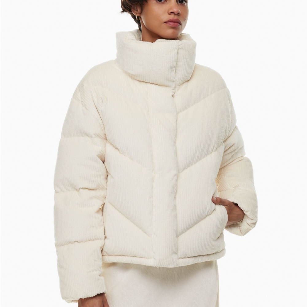 Aritzia Corduroy Cloud Puff Jacket